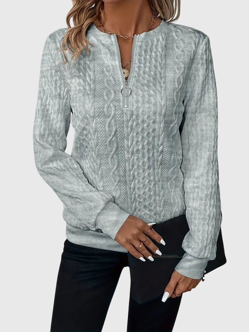 Women's Quarter-Zip Pullover Sweatshirt