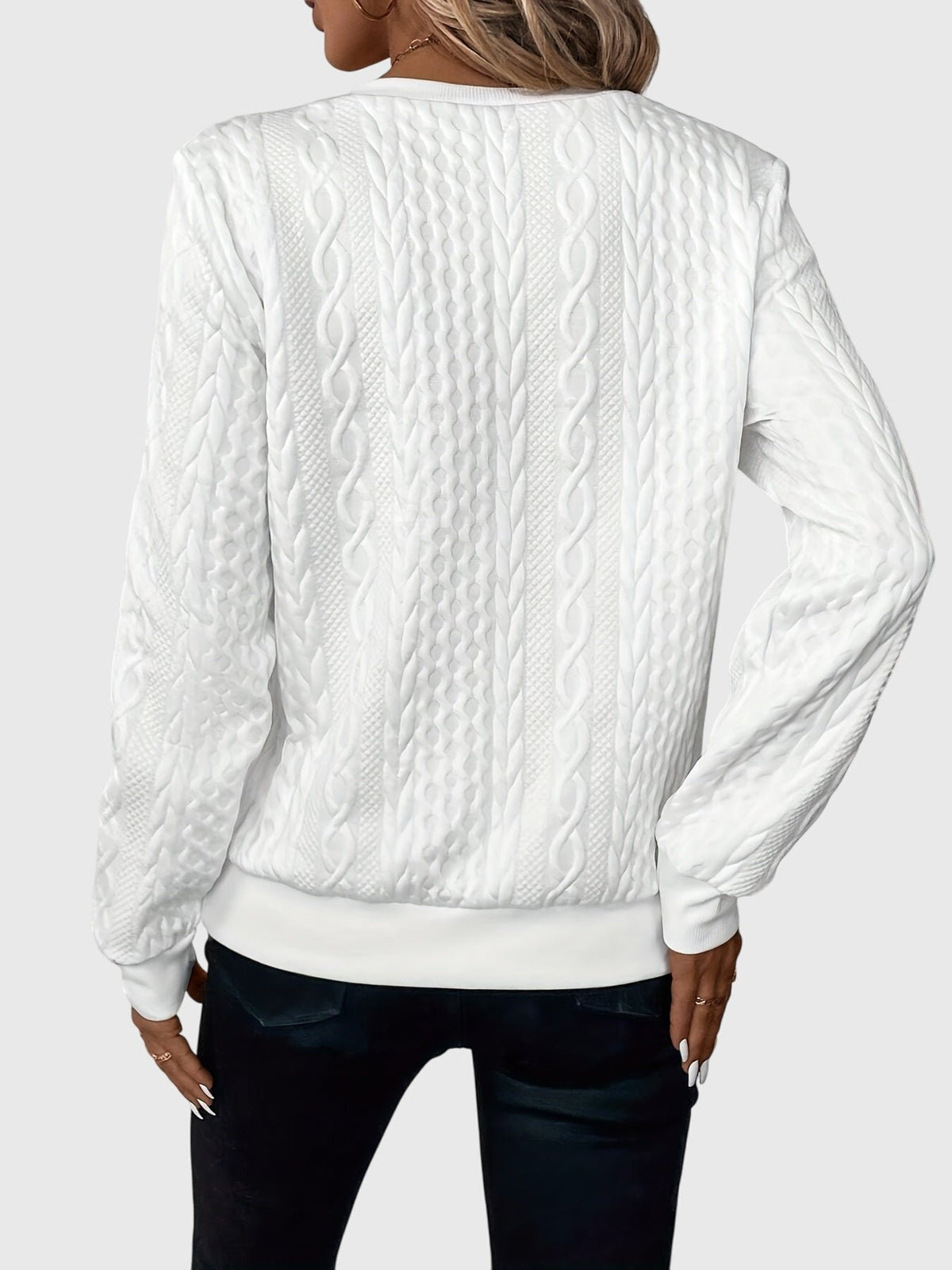 Women's Quarter-Zip Pullover Sweatshirt