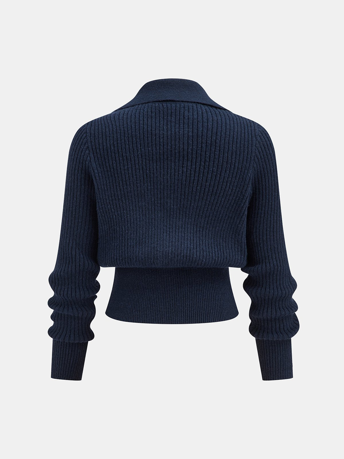 Women's Cropped Wool Cardigan - S