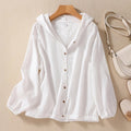 Women's Hooded Sun Protection Jacket - White