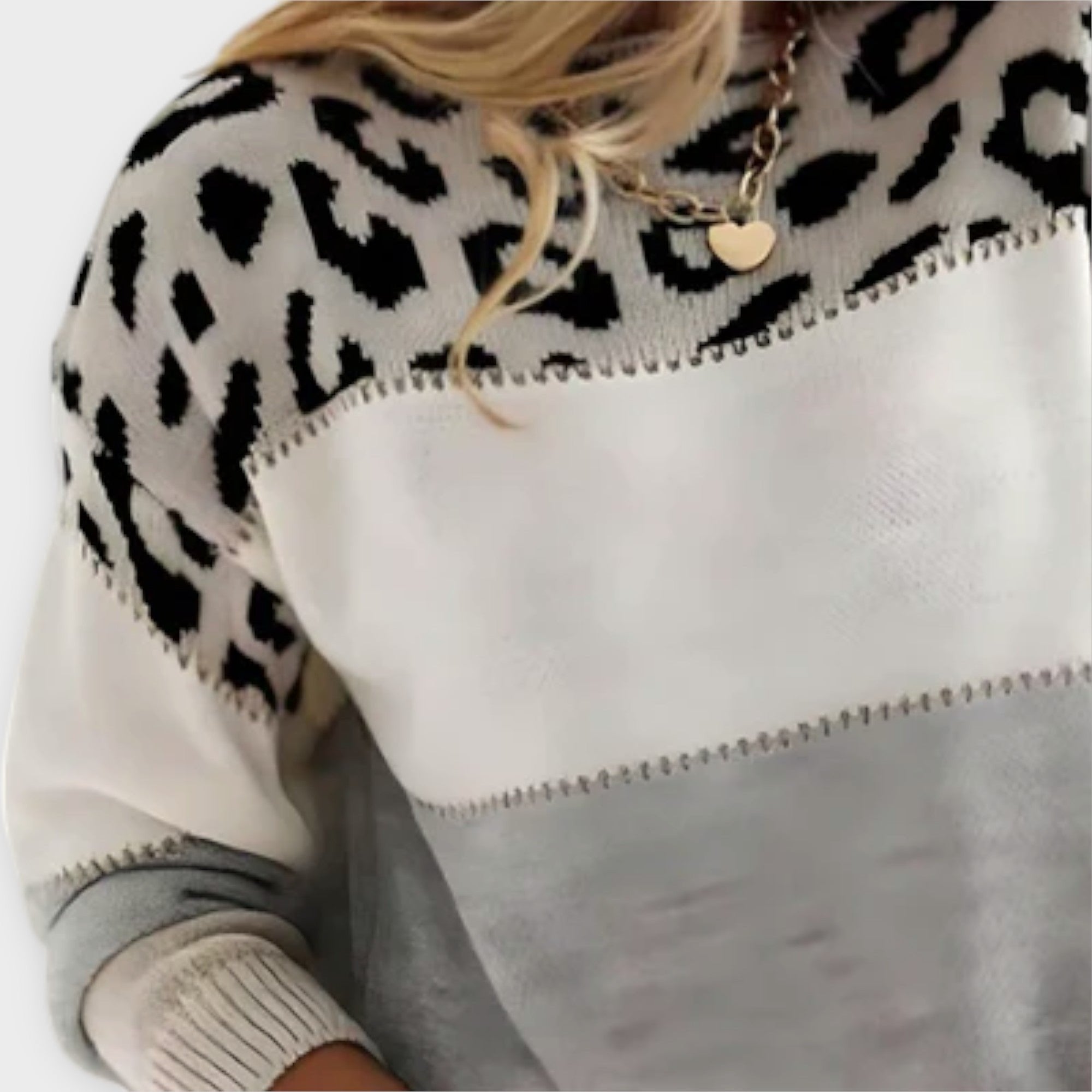 Women's Leopard Print Sweater