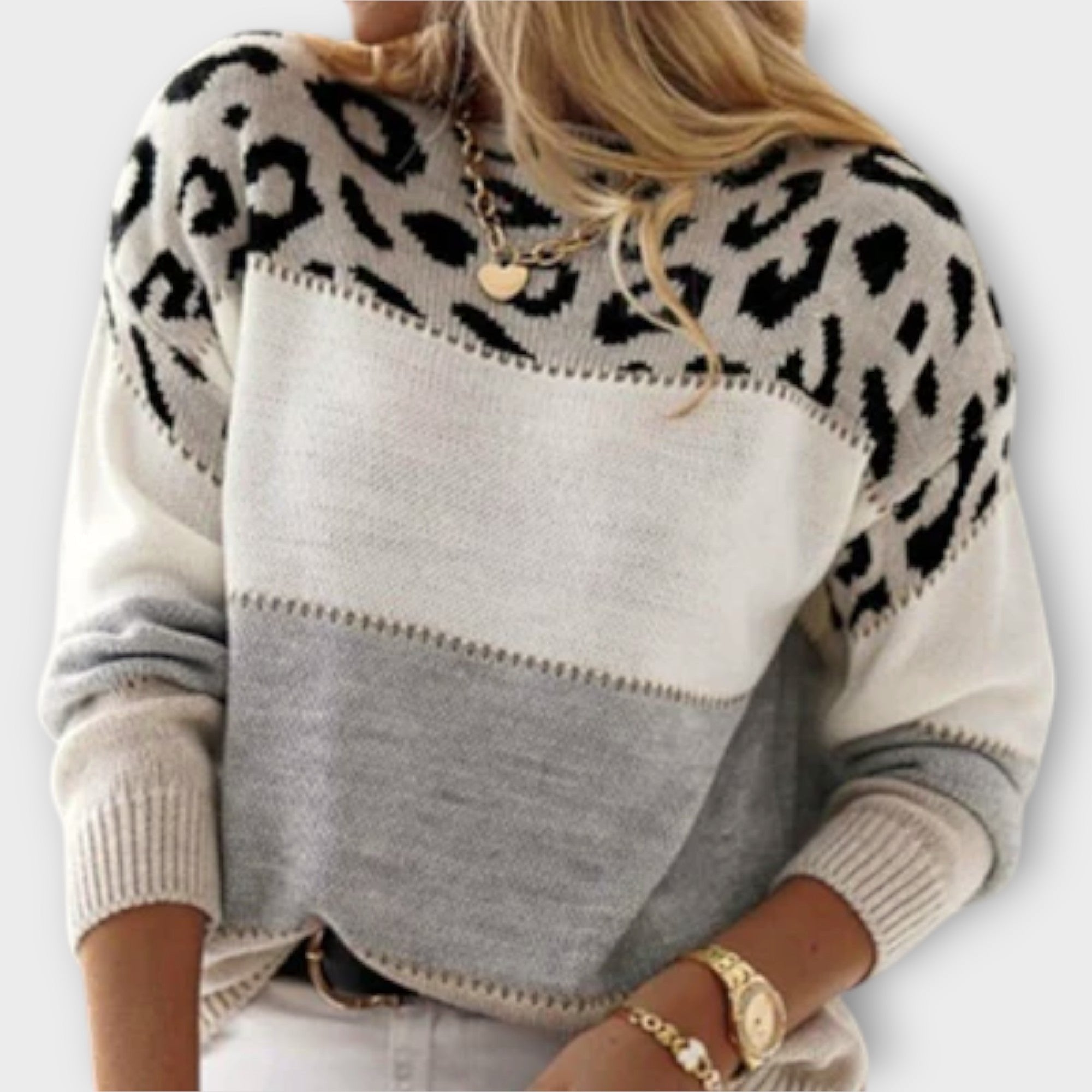 Women's Leopard Print Sweater