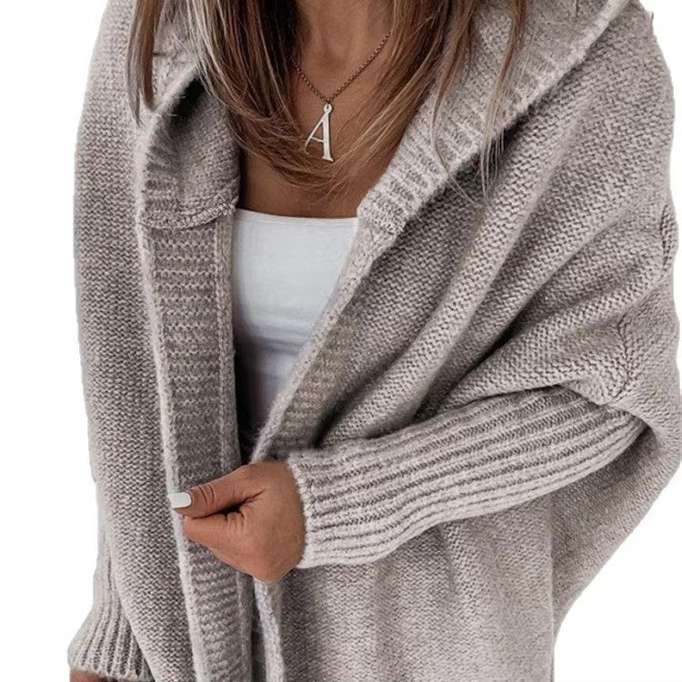Women's Oversized Hooded Cardigan