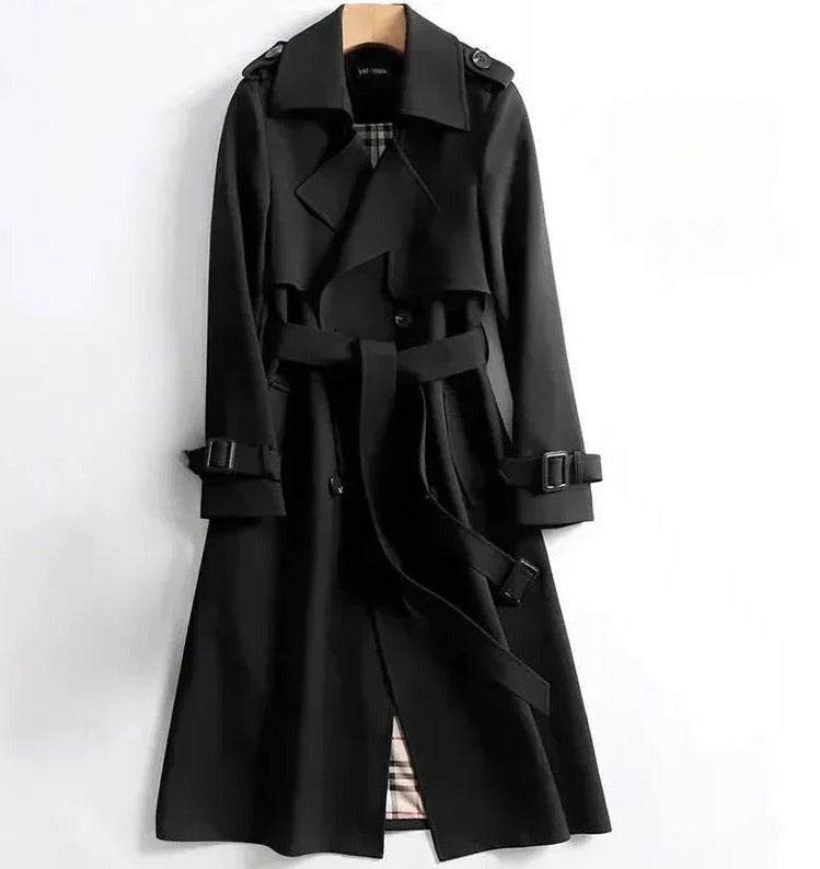 Women's Trench Coat - Black