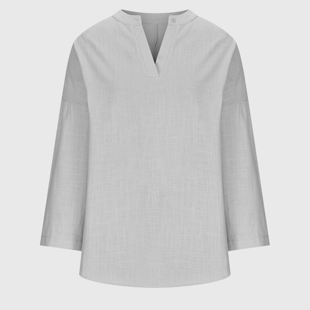 Women's V-Neck Tunic Blouse