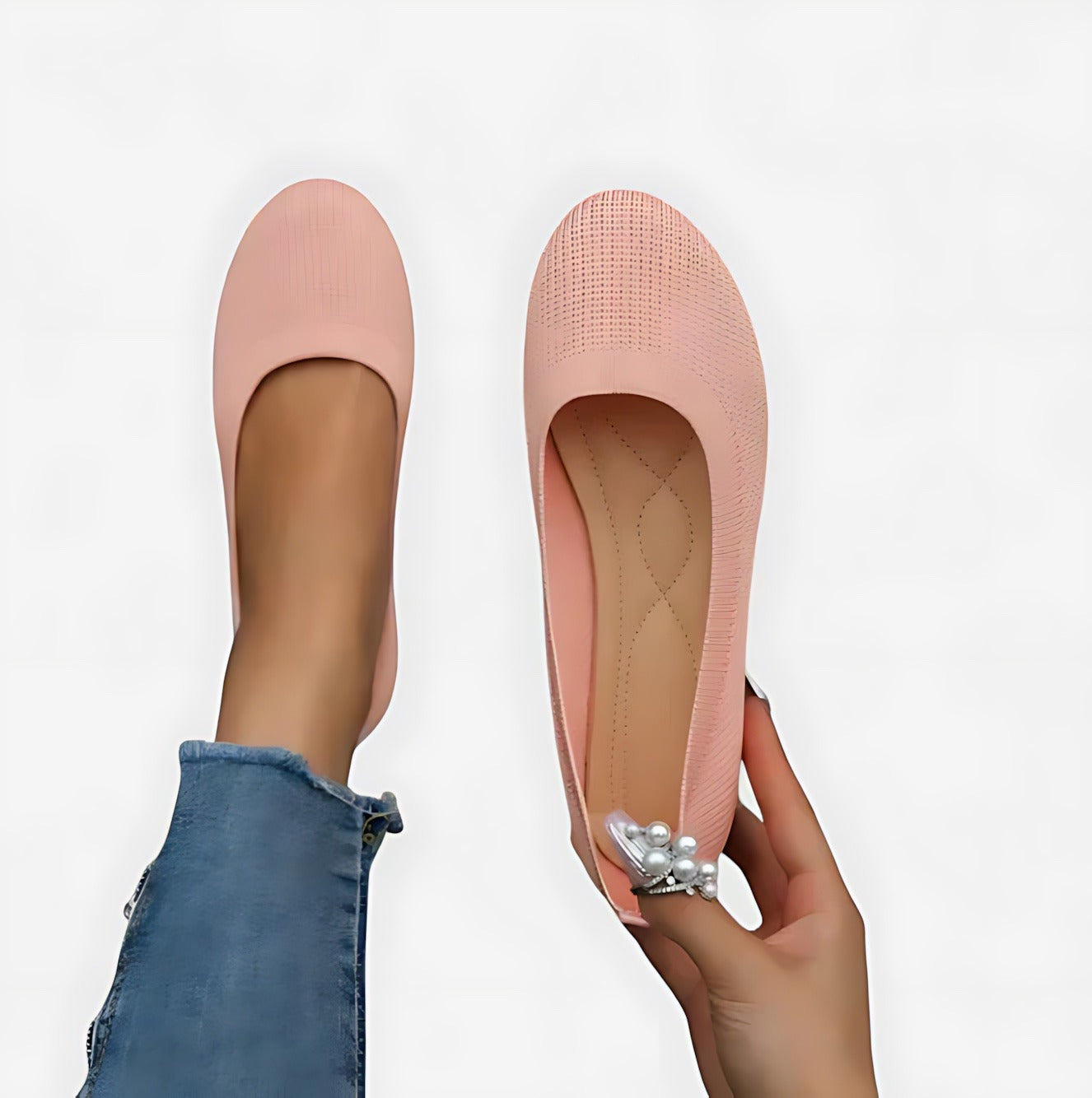 Knit Ballet Flats