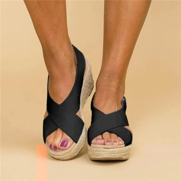 Lauren Women's Espadrille Wedge Sandals 1