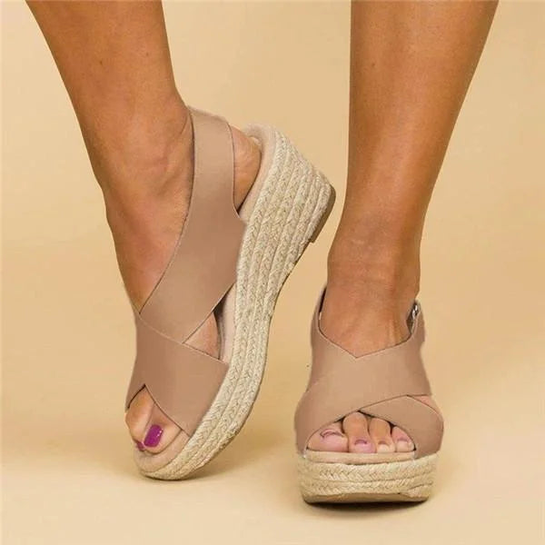 Lauren Women's Espadrille Wedge Sandals 8