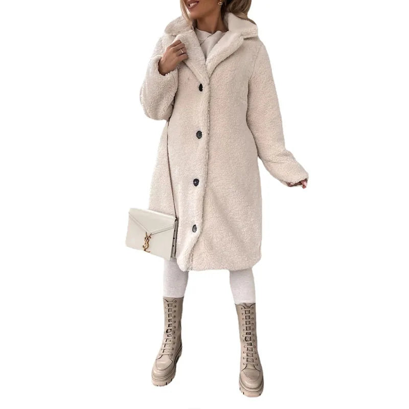 Lauren Women's Wool Double Breasted Trench Coat 6