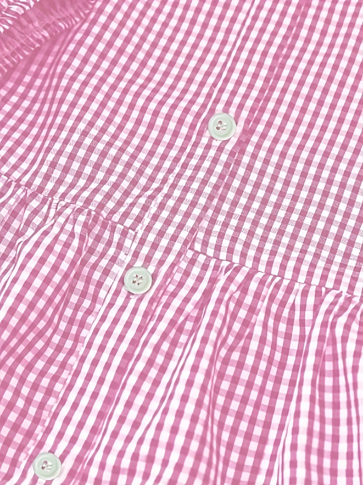 Gingham Tiered Mini Dress
