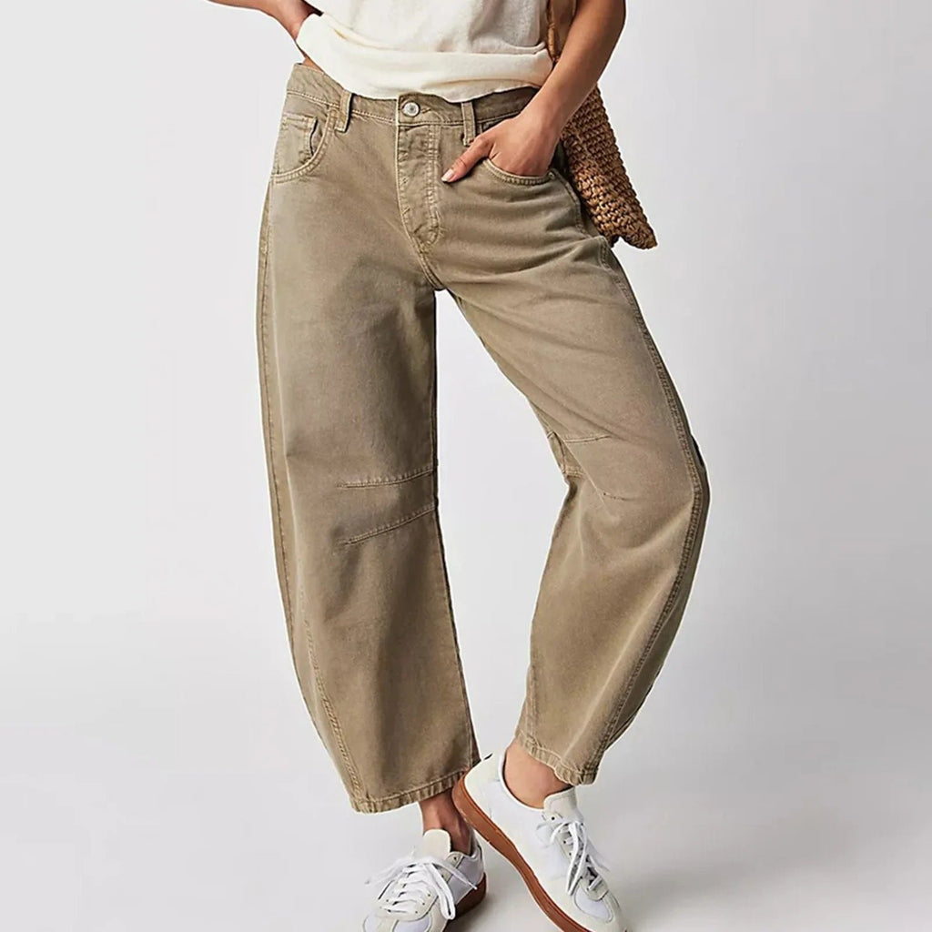 Women's High-Waisted Wide-Leg Jeans