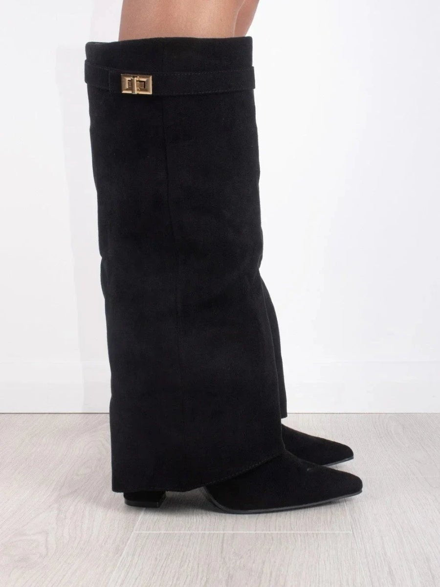 Women's Suede Knee-High Boots