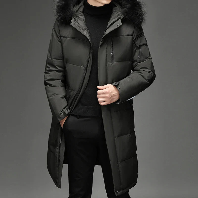 Leo Men's Quilted Puffer Coat 4