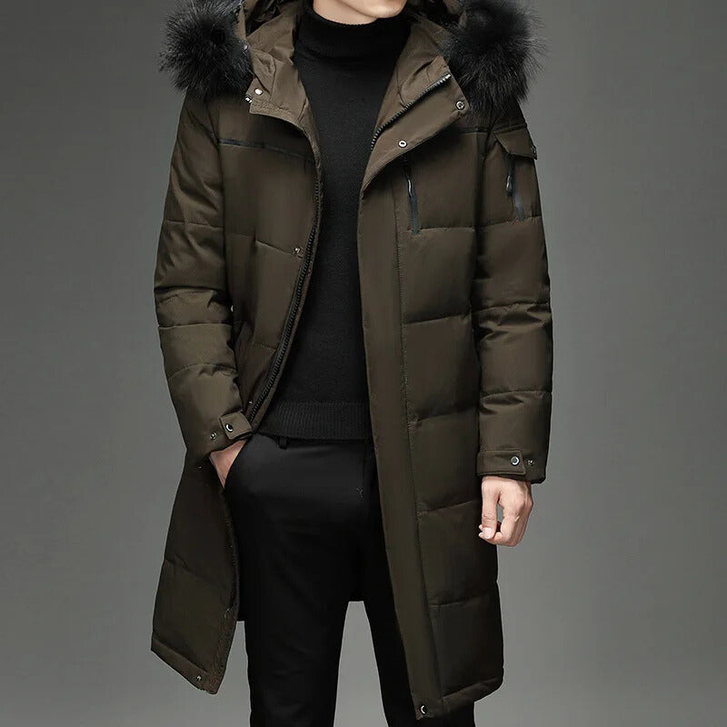 Leo Men's Quilted Puffer Coat 7