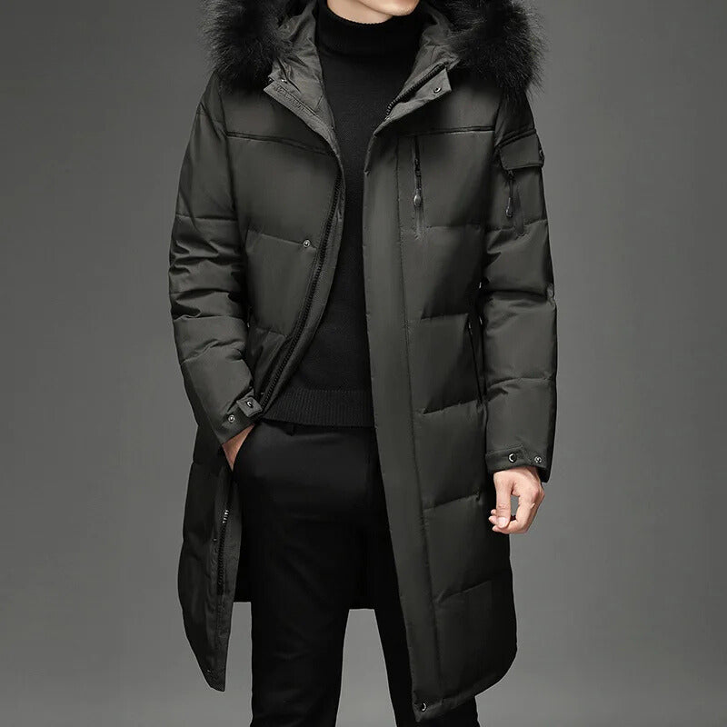 Leo Men's Quilted Puffer Coat 8