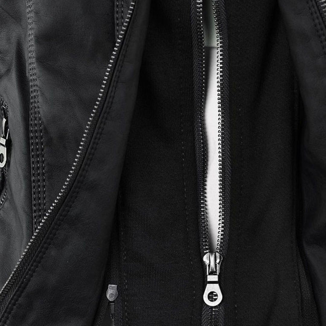 Women's Faux Leather Moto Jacket