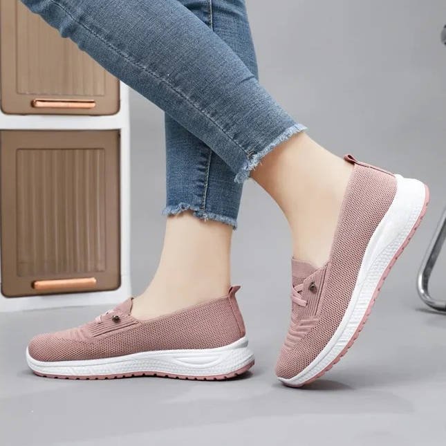 Women's Slip-On Knit Platform Sneakers