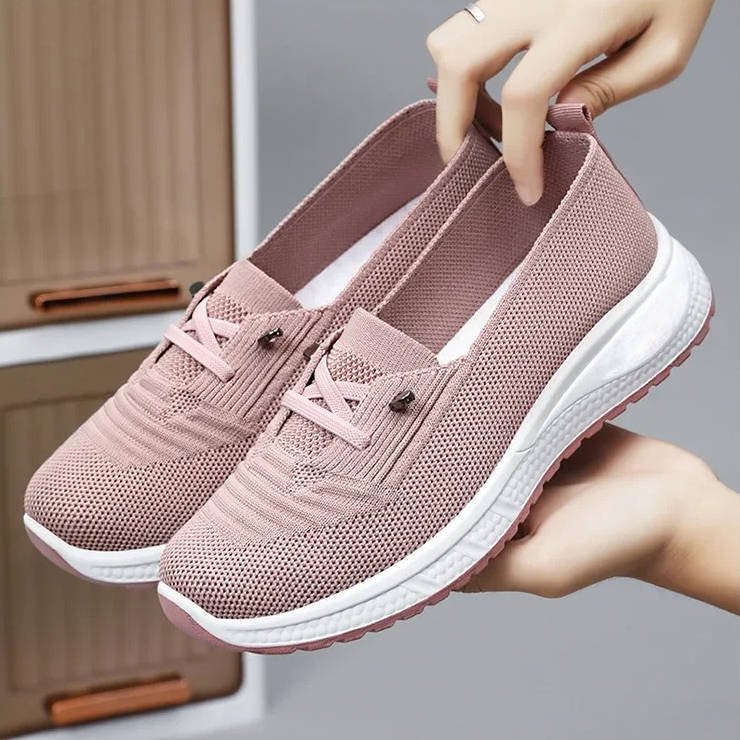 Women's Slip-On Knit Platform Sneakers