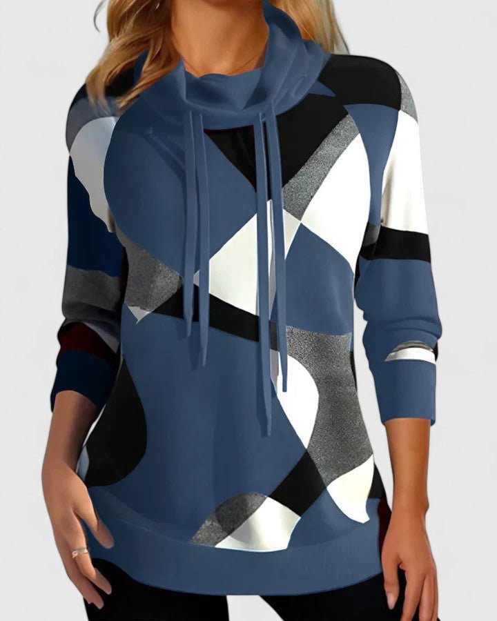 Women's Tunic Sweatshirt - Blue