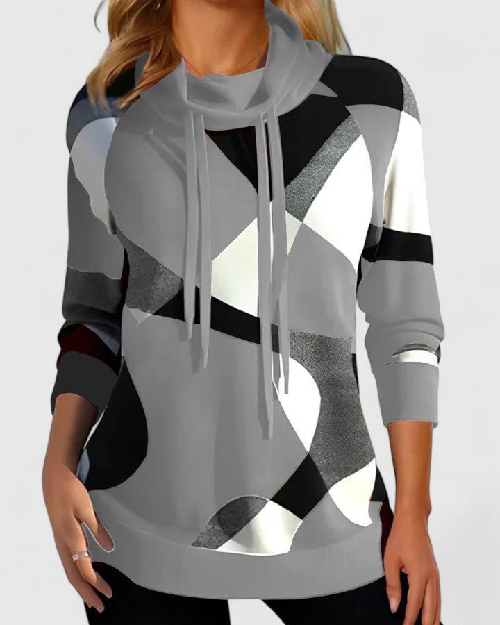 Women's Tunic Sweatshirt - Gray
