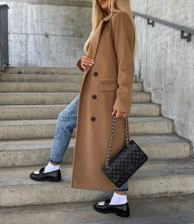 Women's Wool Trench Coat