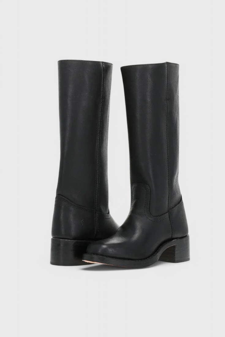 Lily Women's Leather Mid Calf Boots 1