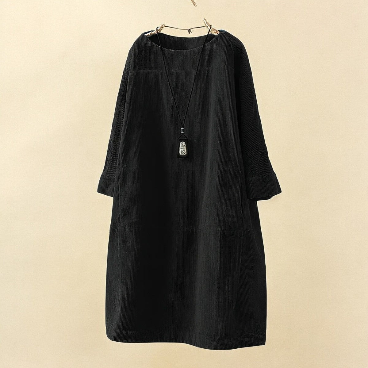 Long Sleeve Shift Dress