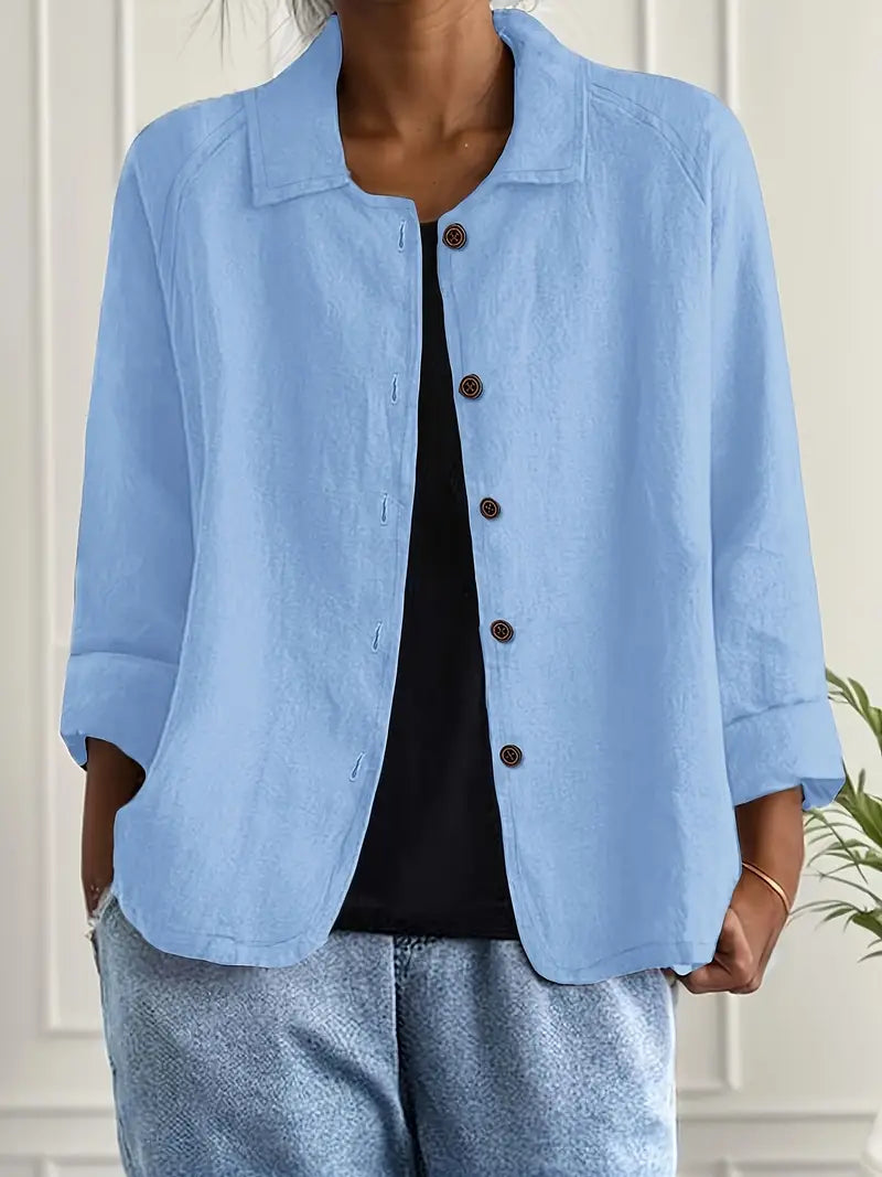 Lucy Women's Linen Blazer 1