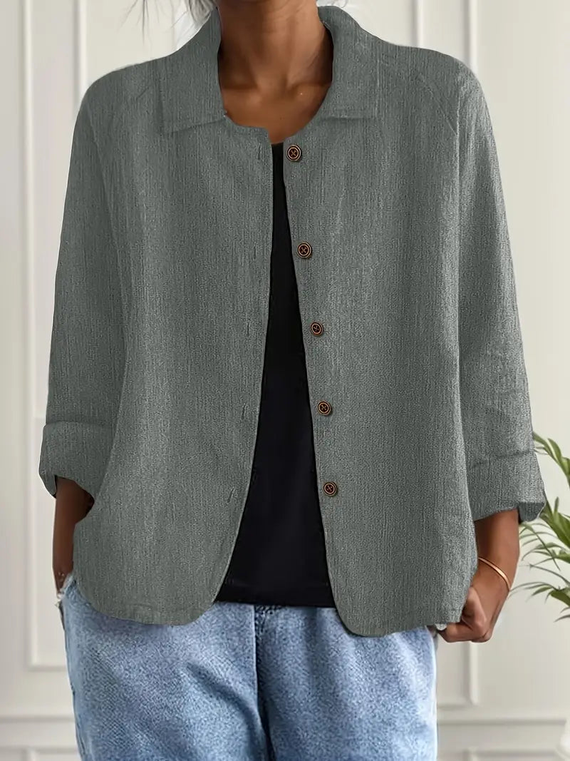 Lucy Women's Linen Blazer 5