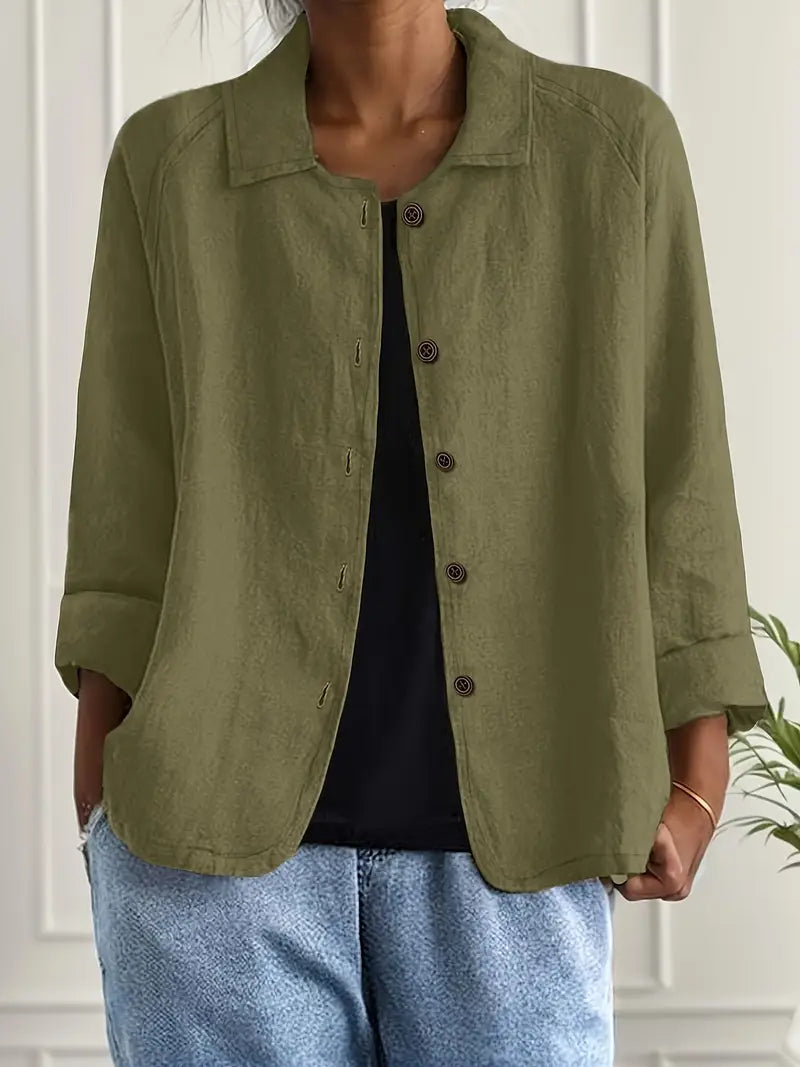 Lucy Women's Linen Blazer 8