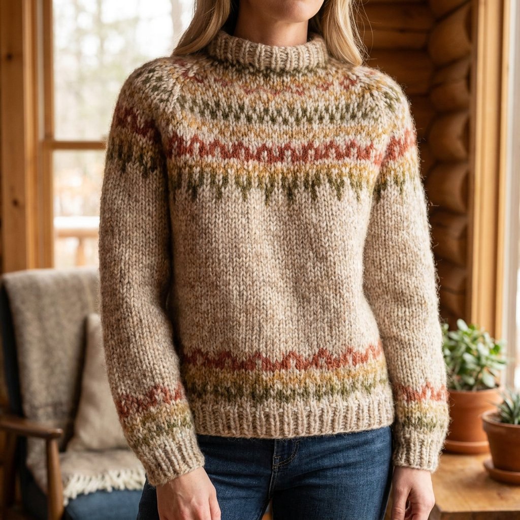 Women's Fair Isle Wool Sweater