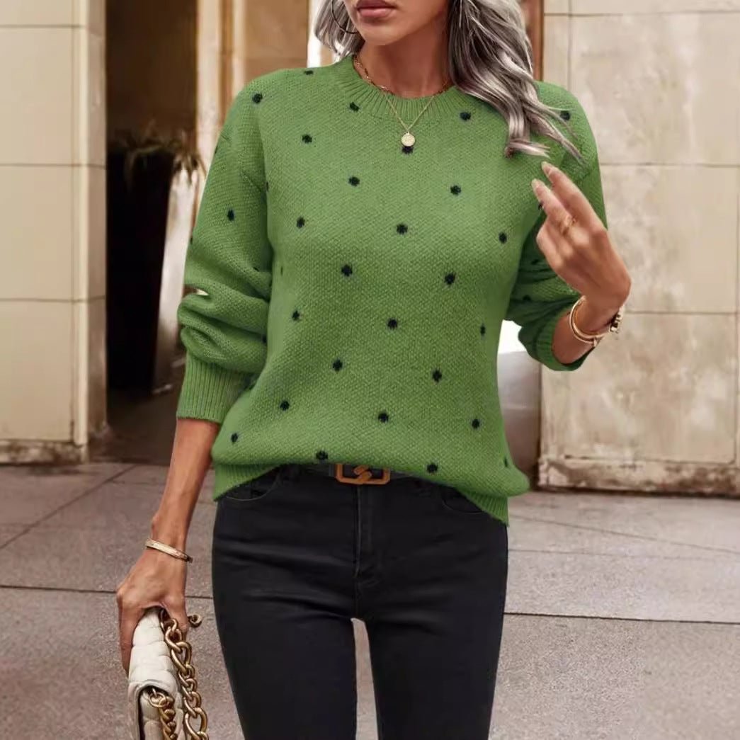 Women's Knit Sweater - Green