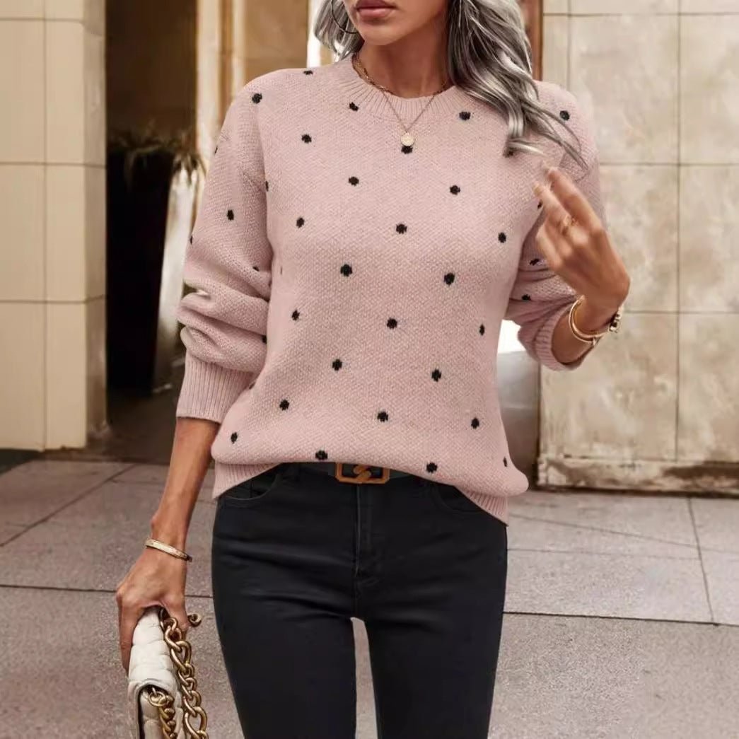 Women's Knit Sweater - Pink
