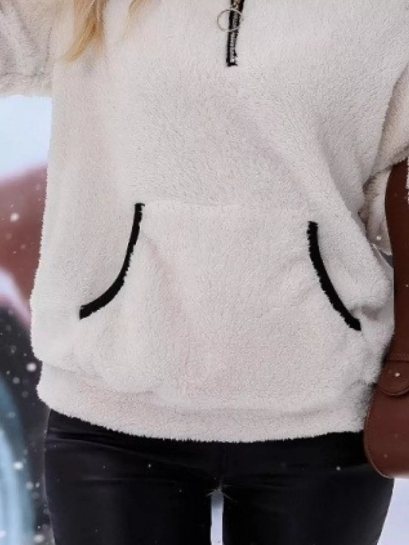 Women's Sherpa Fleece Quarter-Zip Pullover