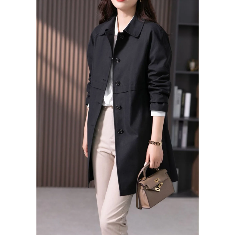 Madeleine Women's Double Breasted Trench Coat 2