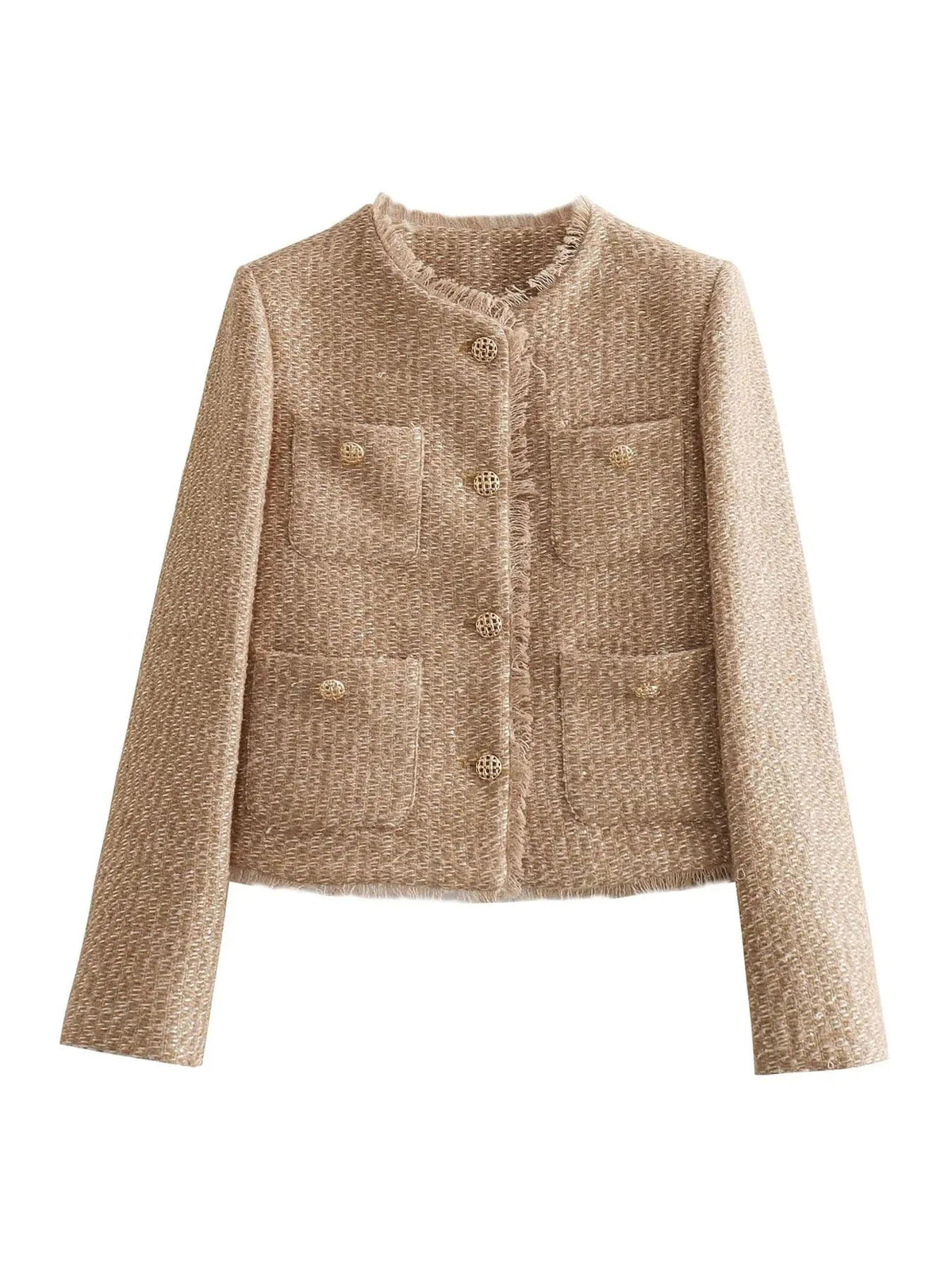 Women's Cropped Tweed Jacket