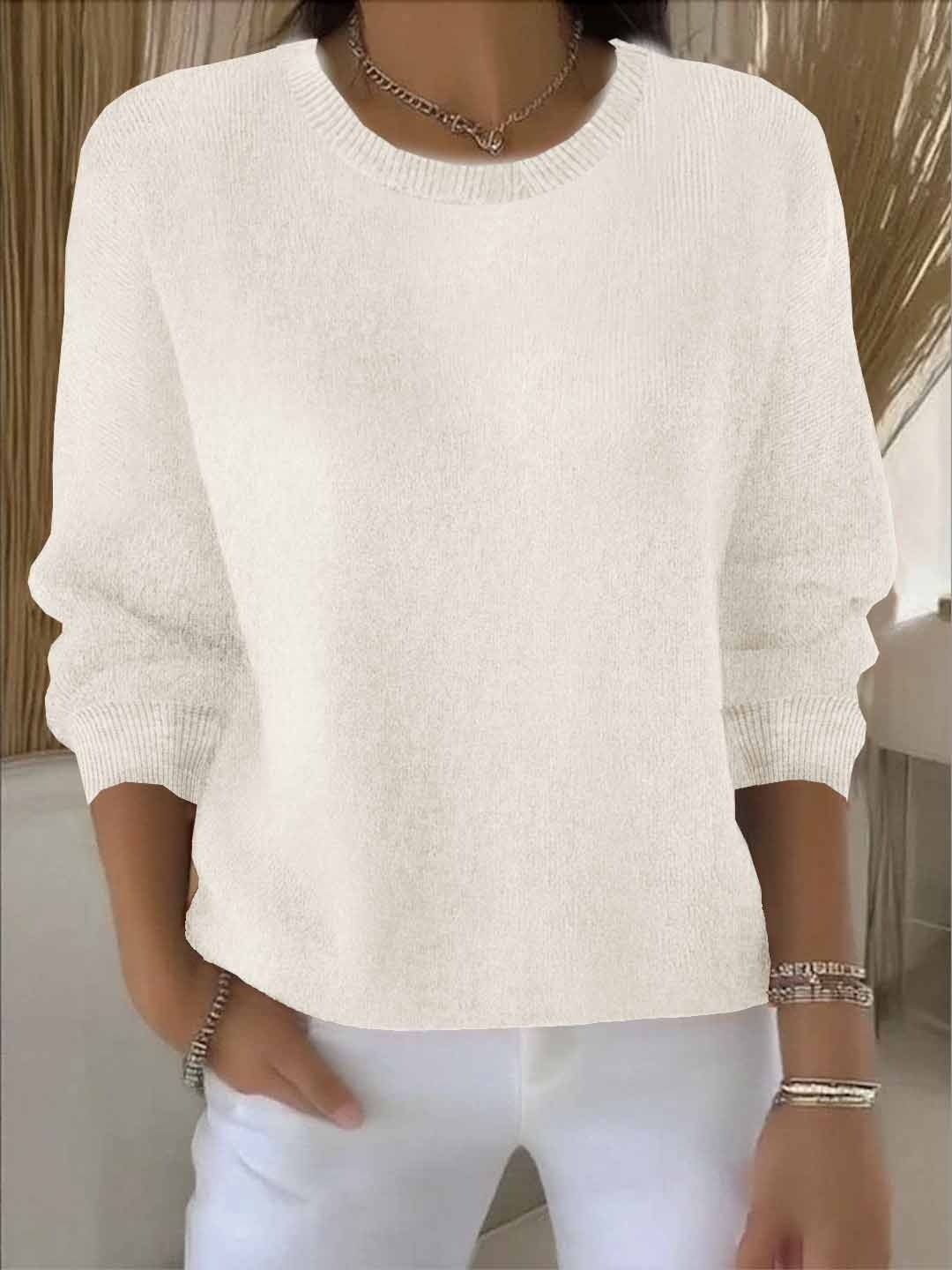 Women's Oversized Sweater - Apricot