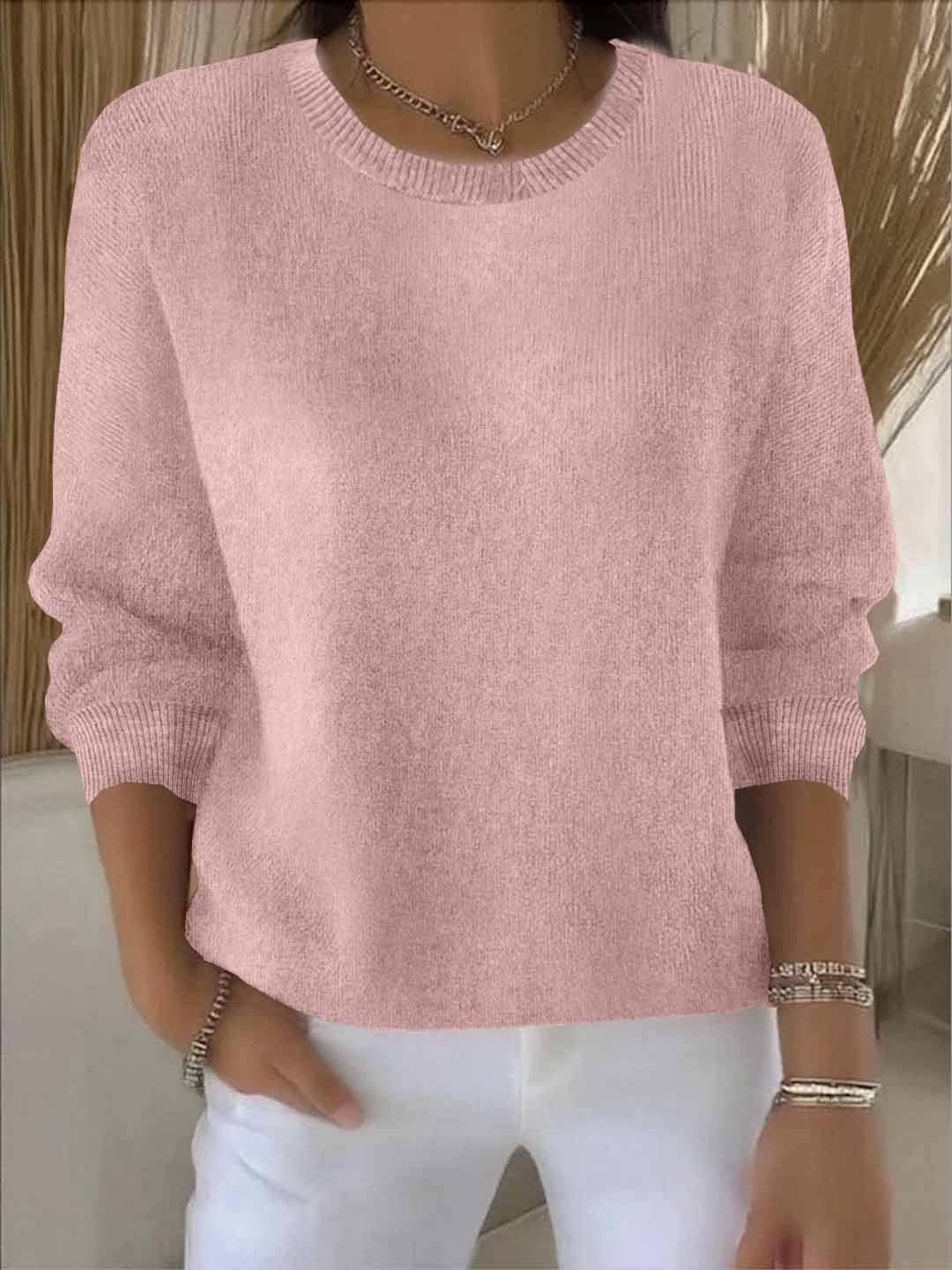 Women's Oversized Sweater - Pink