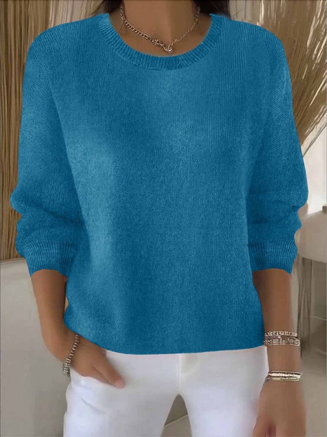 Women's Oversized Sweater - Blue