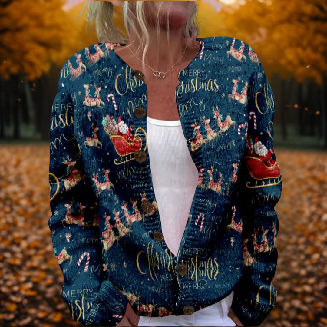 Women's Christmas Cardigan - MultiColor