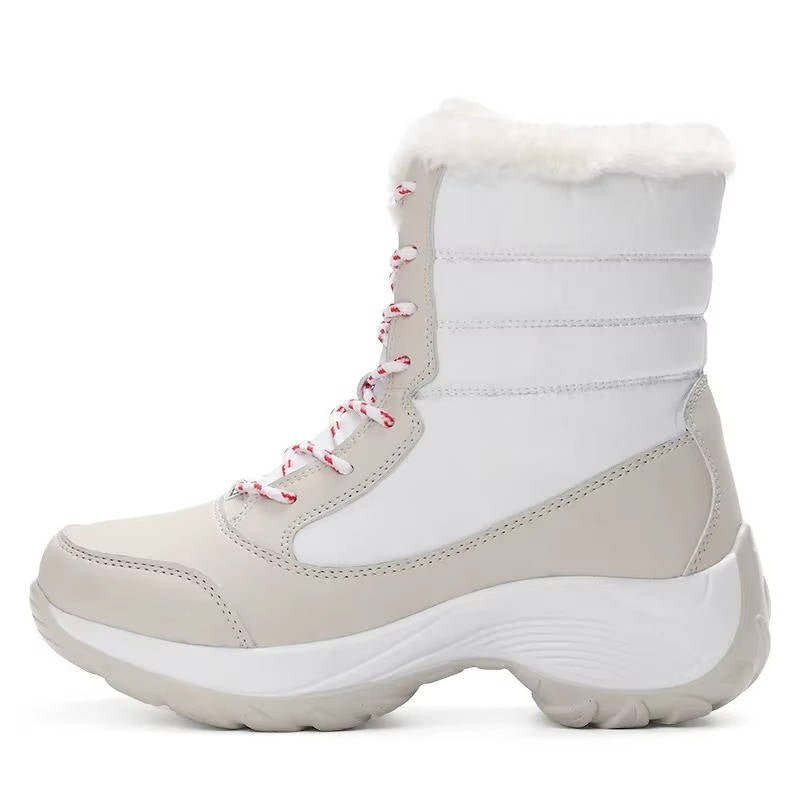 Women's Faux Leather Ankle Snow Boots