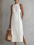 Midi Dress - White