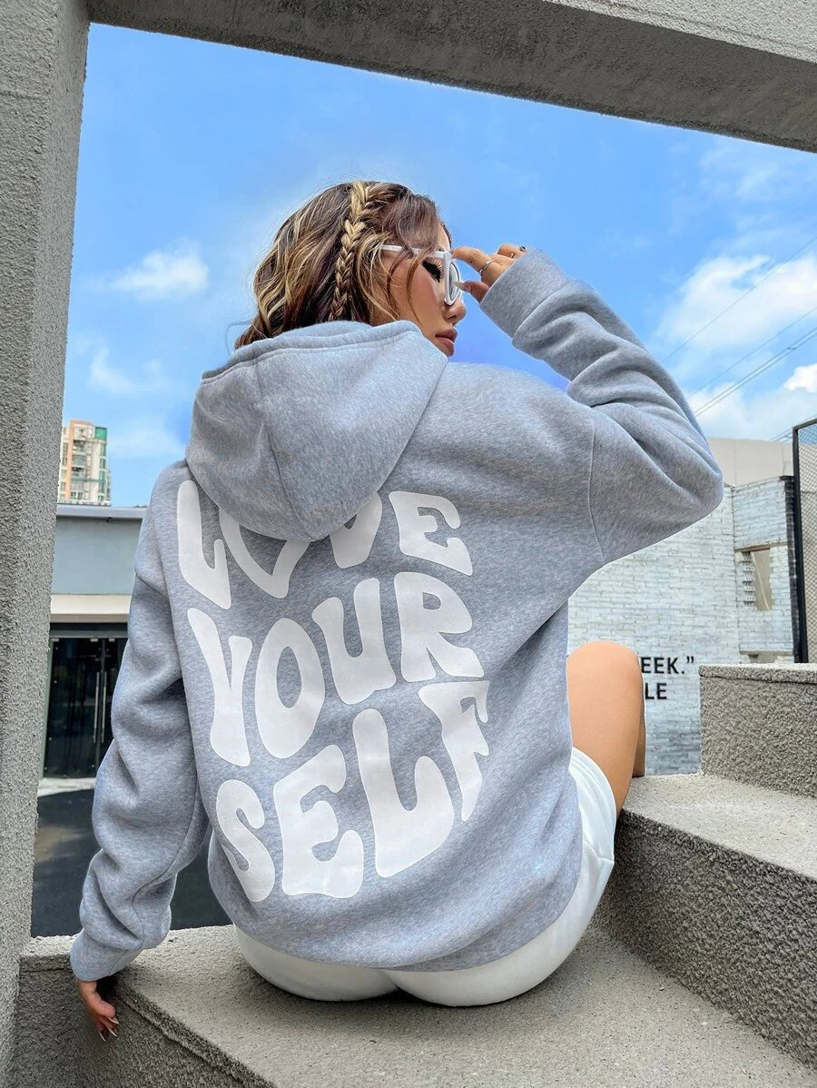 Women's Oversized Hoodie - Grey