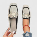 Molly Women's Embroidered Canvas Loafers 6