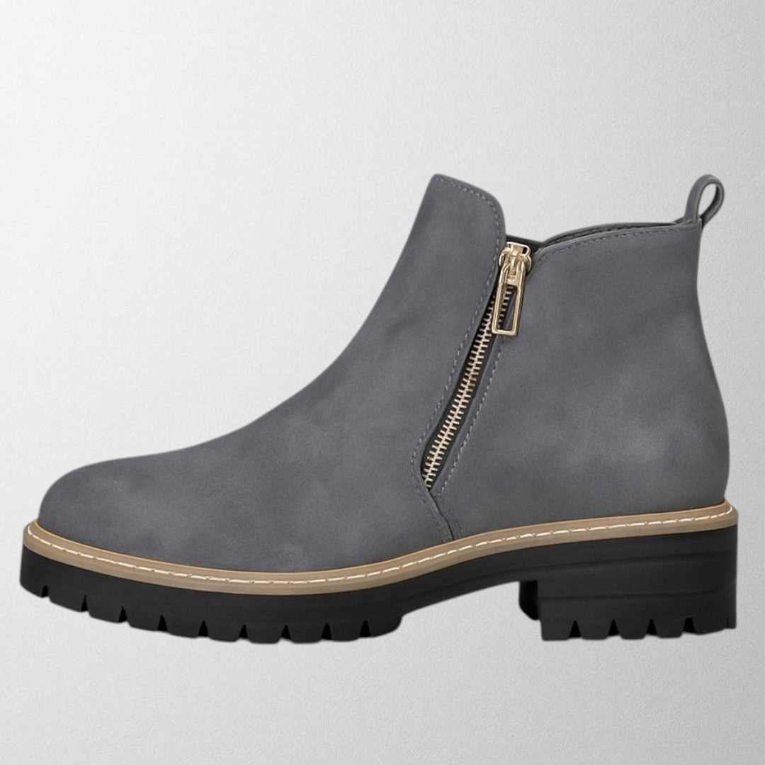 Women's Suede Chelsea Boots - Gray