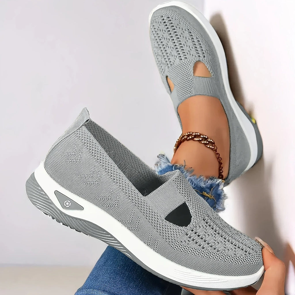 Natalie Women's Knit Slip On Sneakers 3