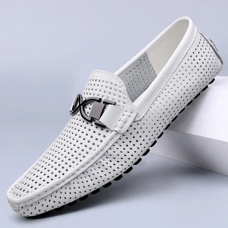 Nathan Men's Leather Driving Loafers 2
