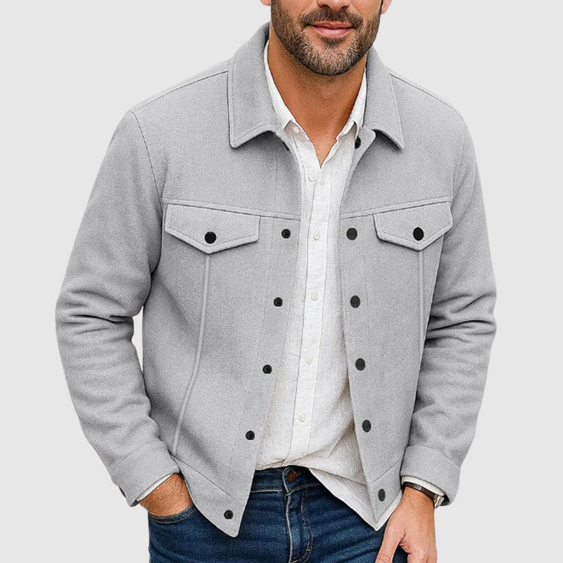 Noah Men's Wool Double Breasted Denim Jacket 3