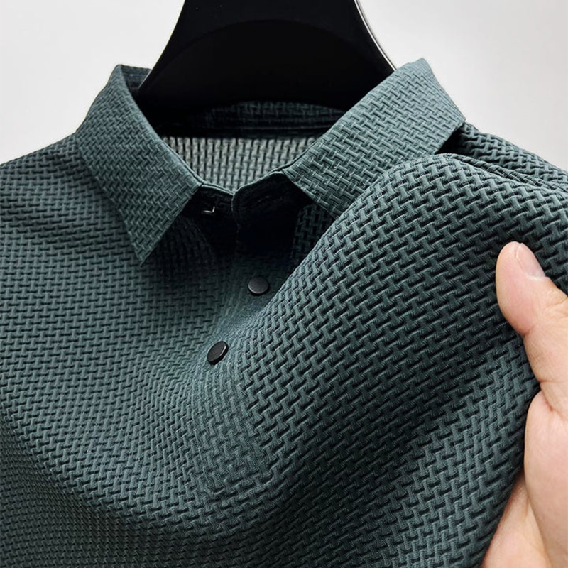 Nolan Men's Textured Polo Shirt 2