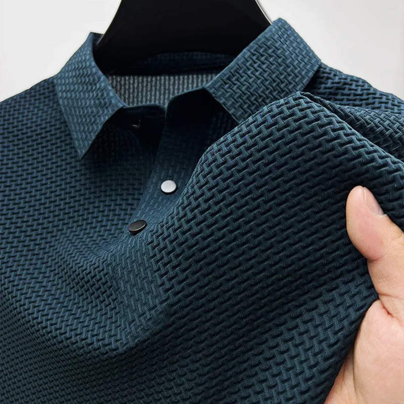 Nolan Men's Textured Polo Shirt 4